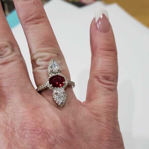 Sapphire gemstone, 925 silver ring - Picture 13 of 13